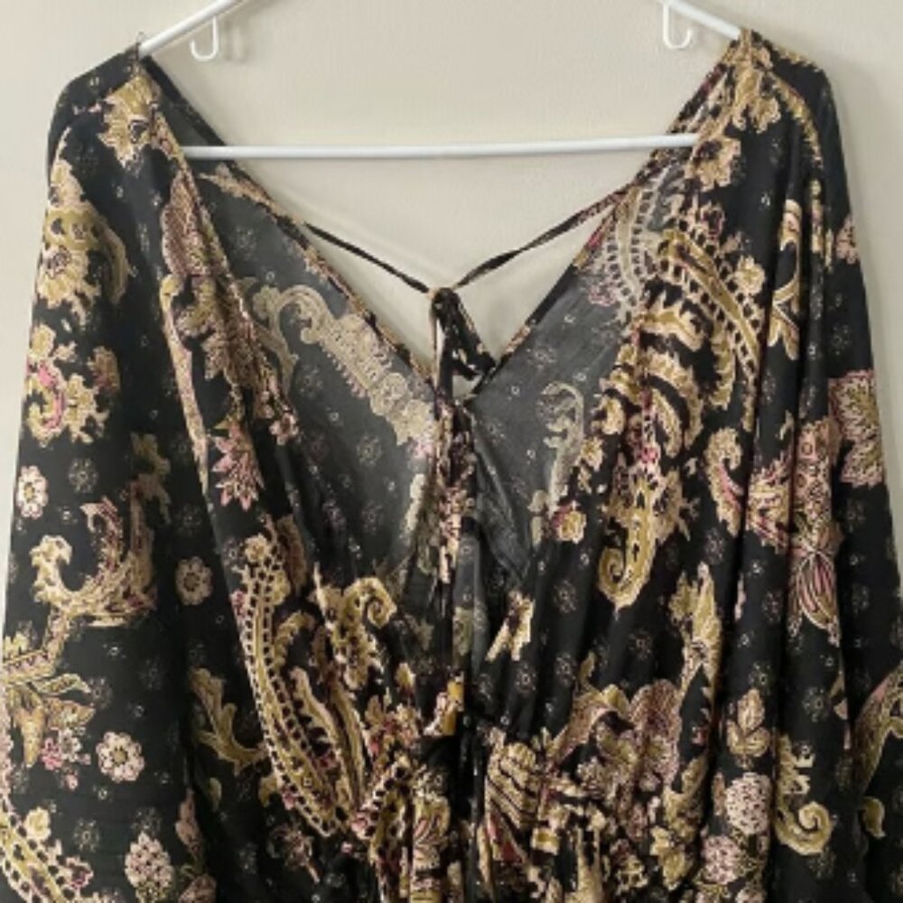 Free People Arzel Printed Mini Dress NWOT - Picture 10 of 11